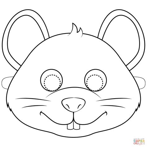 Printable Mask Of Mice