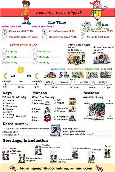 Printable Material For English Lessons