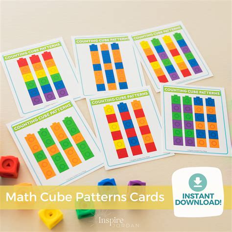 Printable Math Cubes