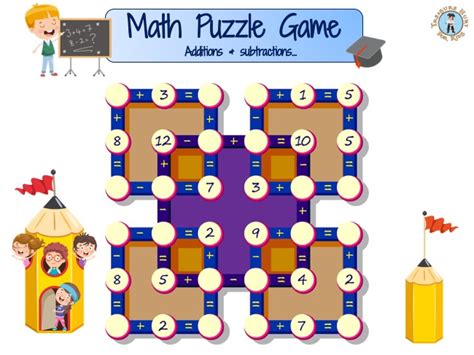 Printable Math Games And Puzzles