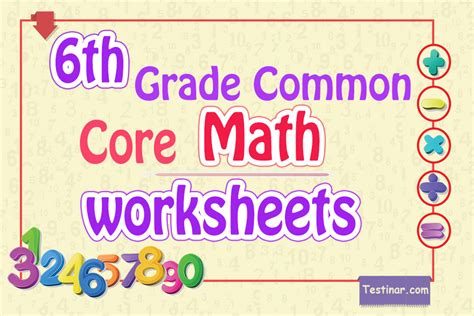 Printable Math Workshetts Grade 6