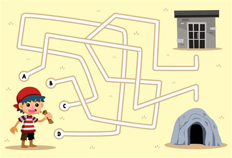 Printable Maze Jail Break