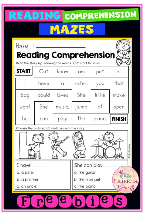 Printable Maze Reading Passages: A Fun And Engaging Way To Improve Reading Skills