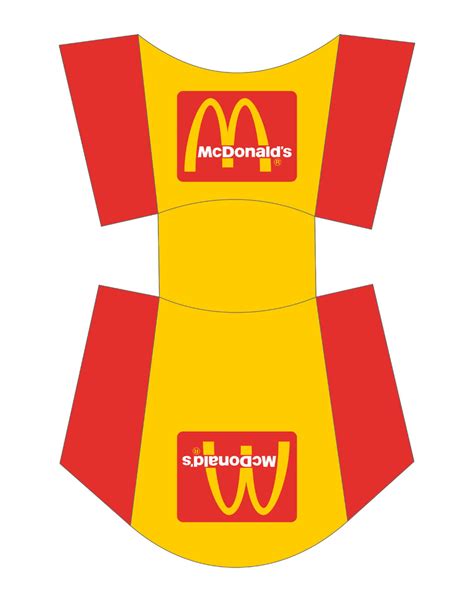 Printable Mcdonalds Template