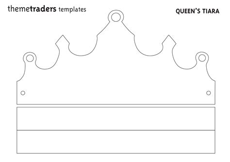Printable Medieval Crown Pattern