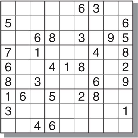 Printable Medium Sudoku Puzzles: A Fun Way To Pass Your Time