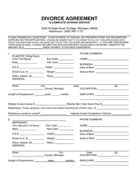 Printable Michigan Divorce Forms Pdf: What You Need To Know