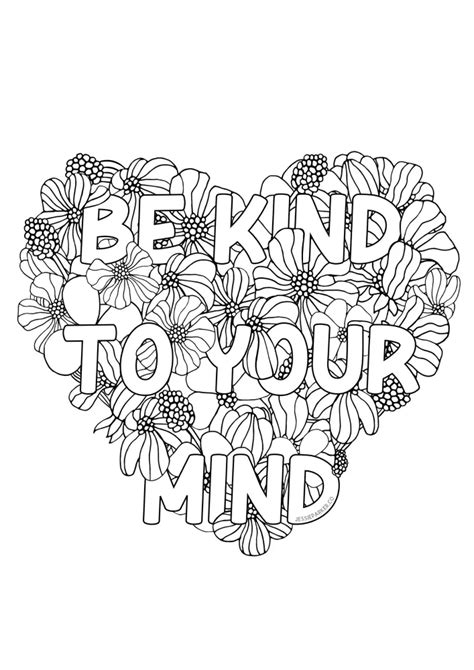 Printable Mindful Colouring Sheets