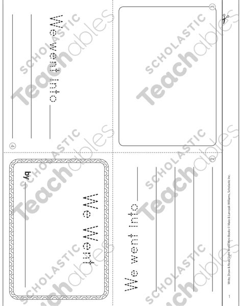 Printable Mini Booklet Scholastic