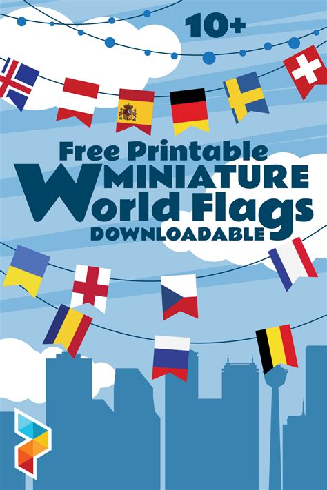 Printable Mini Flags 8