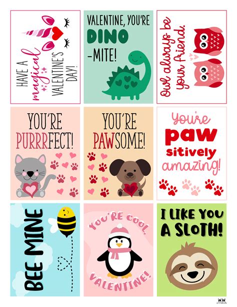 Printable Mini Valentines Cards