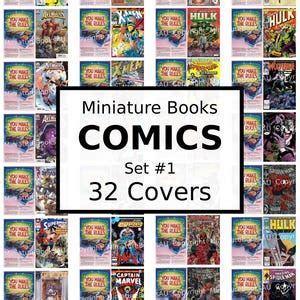 Printable Miniature Comic Books