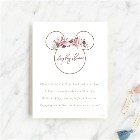 Printable Minnie Mouse Insert Cards