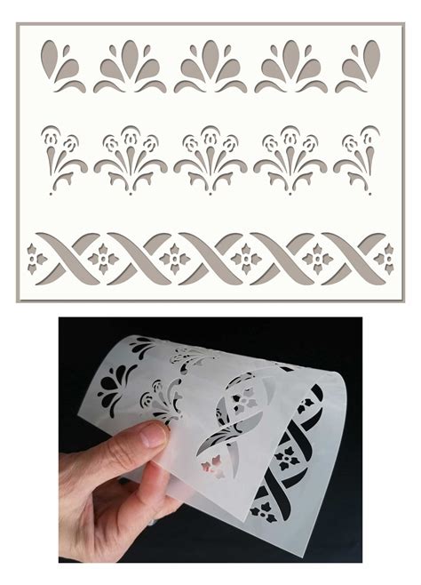 Printable Modern Border Stencils