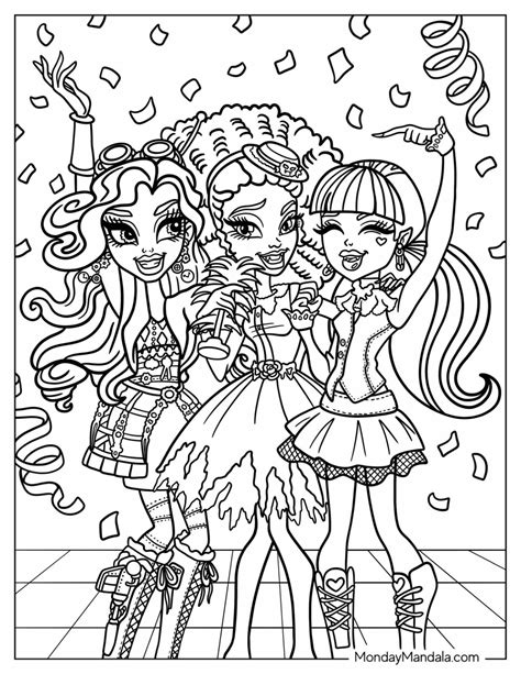 Printable Monster High Pages