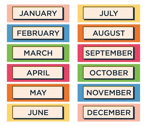 Printable Monthly Headers Ninja