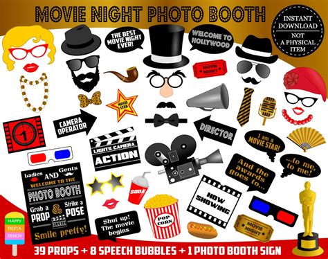 Printable Movie Props