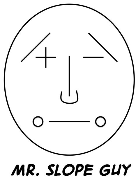 Printable Mr Slope Man