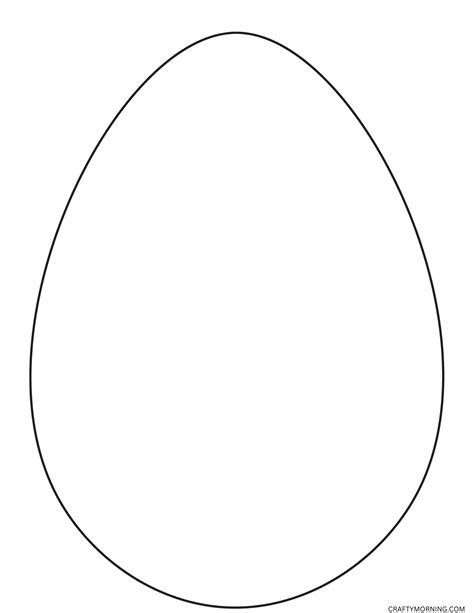 Printable Multi Page Easter Egg Template