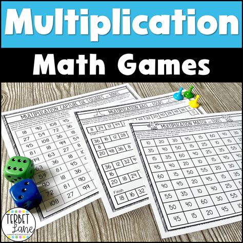Printable Multiplication Facts Games
