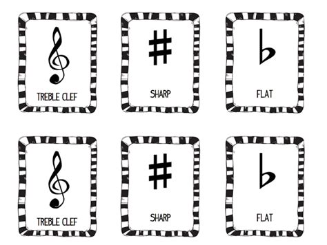 Printable Music Memory Game