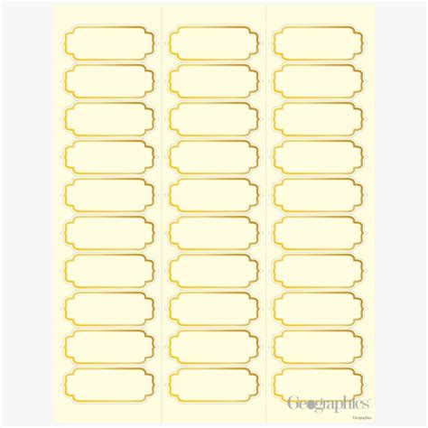 Printable Mylar Labels