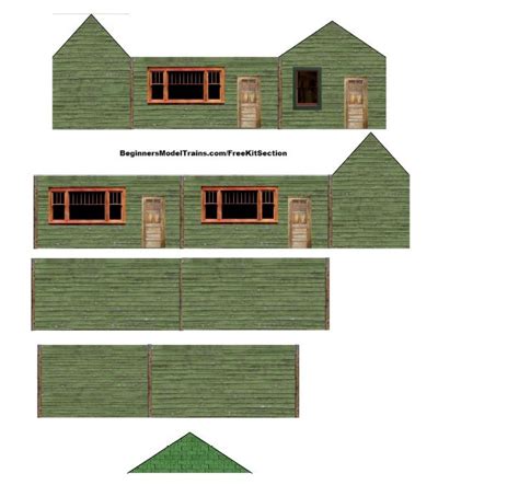 Printable N Scale House