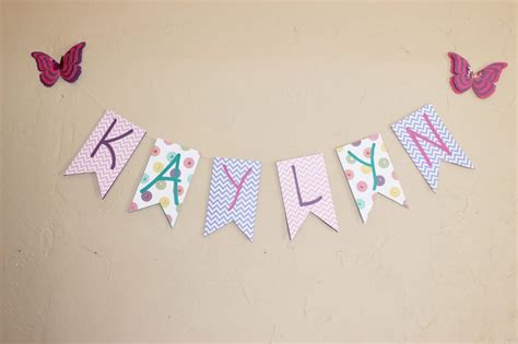 Printable Name Banner Template