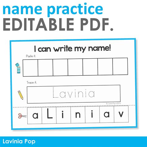 Printable Name Writing Worksheet