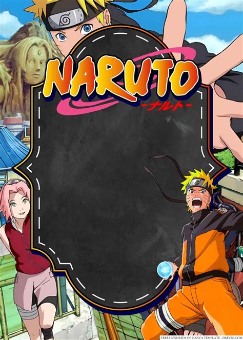 Printable Naruto Birthday Invitations