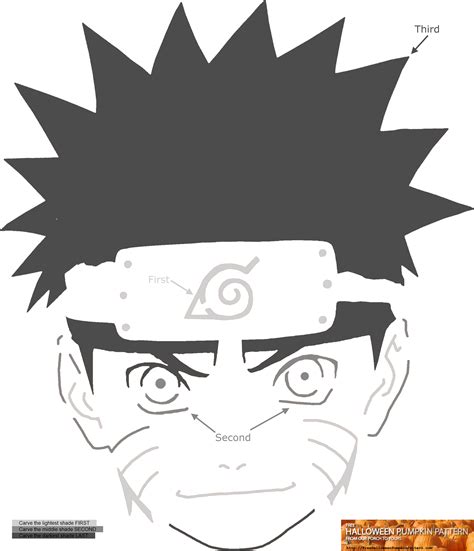 Printable Naruto Stencil