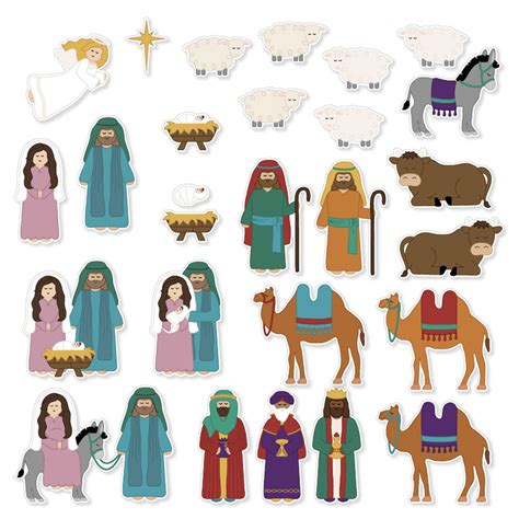 Printable Nativity Figures Shepherds