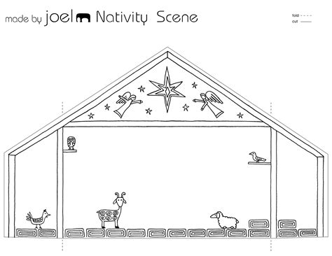 Printable Nativity Scene Lesson Plans