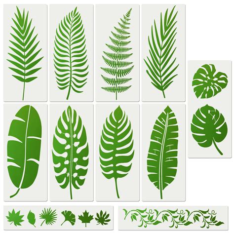 Printable Nature Pattern Stencils
