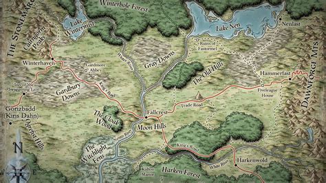 Printable Nentir Vale Map