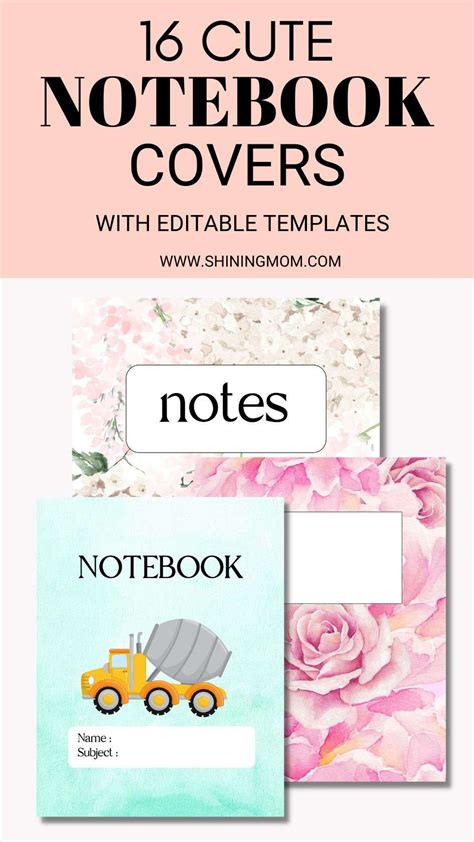 Printable Notebook Covers Printable Notebook Covers