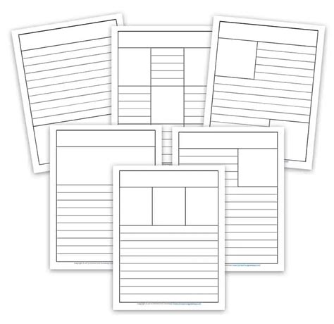 Printable Notebooking Pages Blank