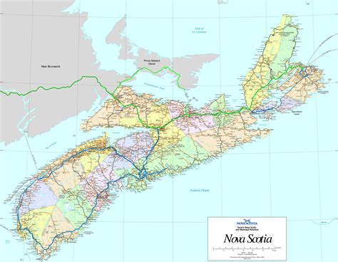 Printable Nova Scotia Map