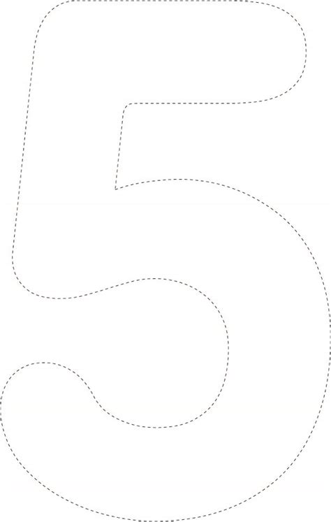 Printable Number Cut Out