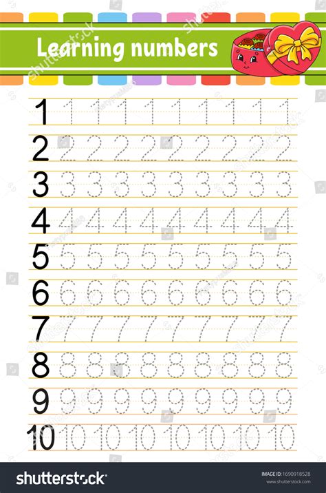 Printable Number Handwriting Papers