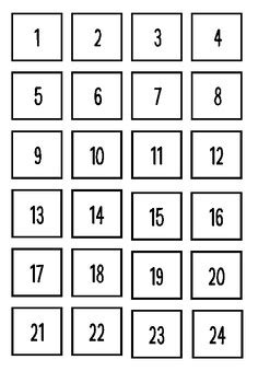 Printable Numbers For Students Desks