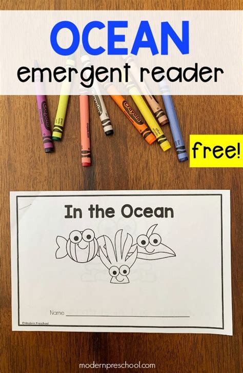 Printable Ocean Emergent Readers