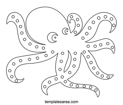 Printable Octopus Outline