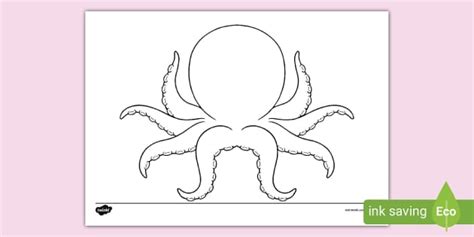 Printable Octopus Template 3D