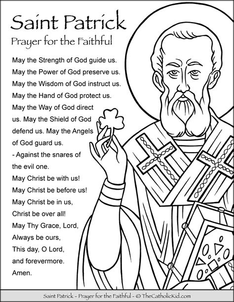 Printable Of Saint Patrick