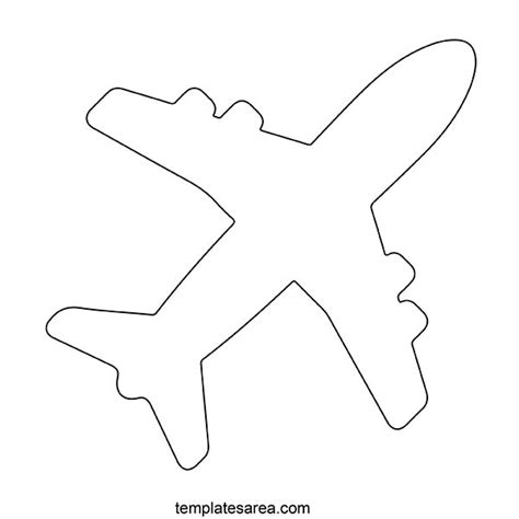 Printable Outline Of A Plane