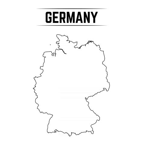 Printable Outline Of Germany