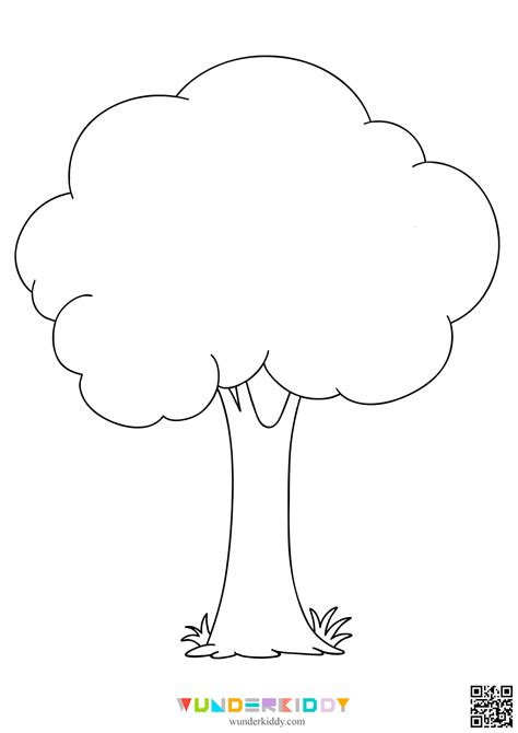 Printable Outline Of Trees