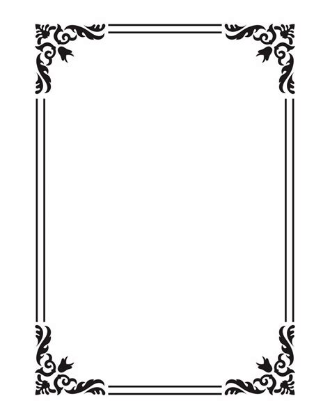 Printable Page With Frame
