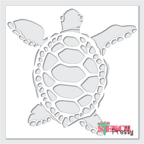 Printable Painting Stencils Turtle